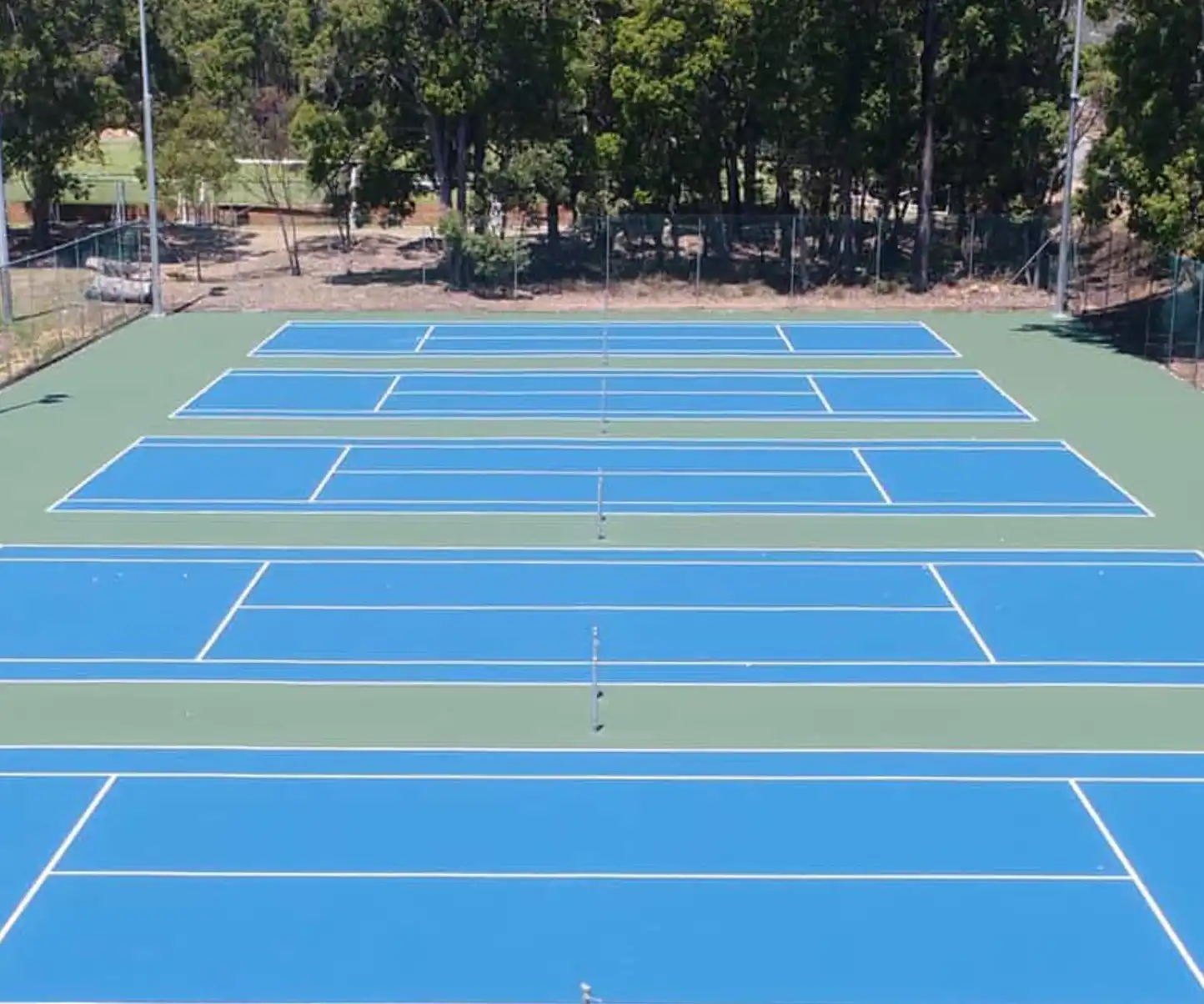 Hard courts at Mundaring Tennis Club